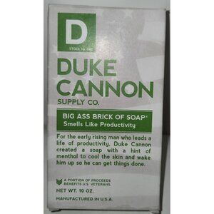 Duke Cannon Supply Co. Big A$$ Brick Of Soap Smells Like Productivity 10oz Bar